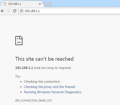 Fixes For 192.168.1.1 not loading